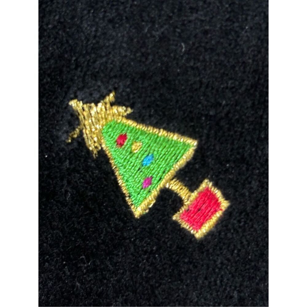 Quacker Factory Little Christmas Tree Appliqu Bla… - image 2